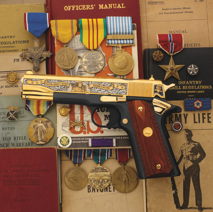 Military War Army Gun Details about   Vintage 1911 Colt 45 Pistol PHOTO Advertisement Print