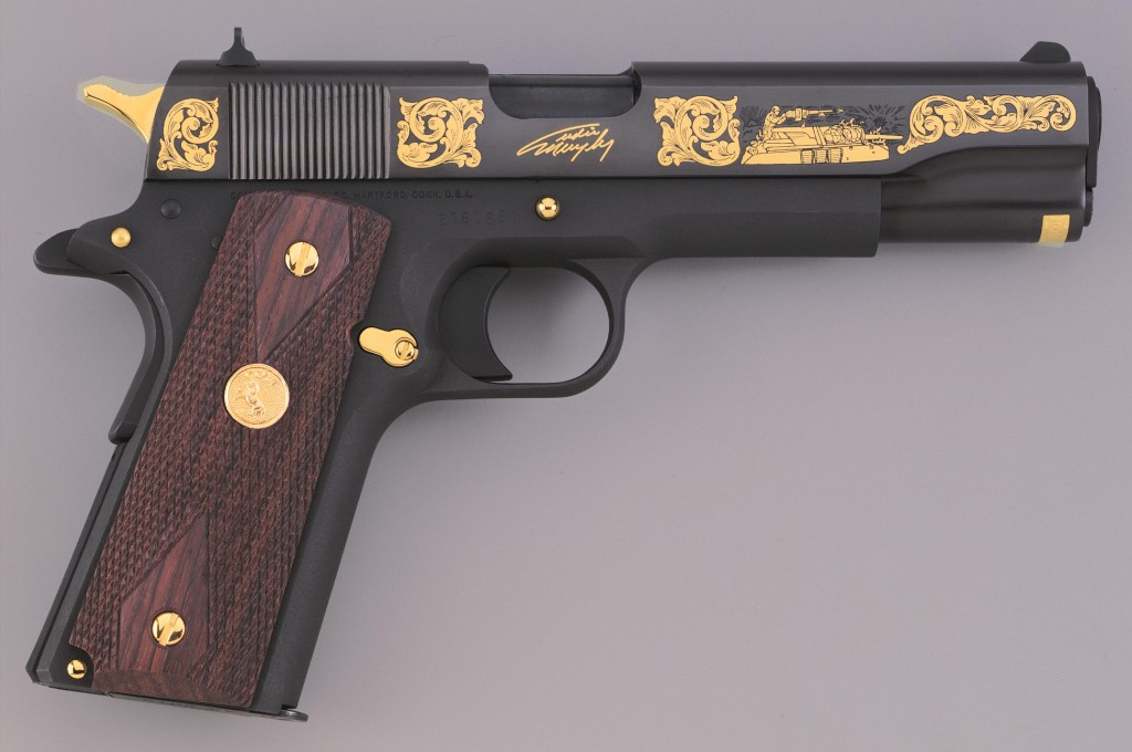 Audie Murphy Pistol right side full shot