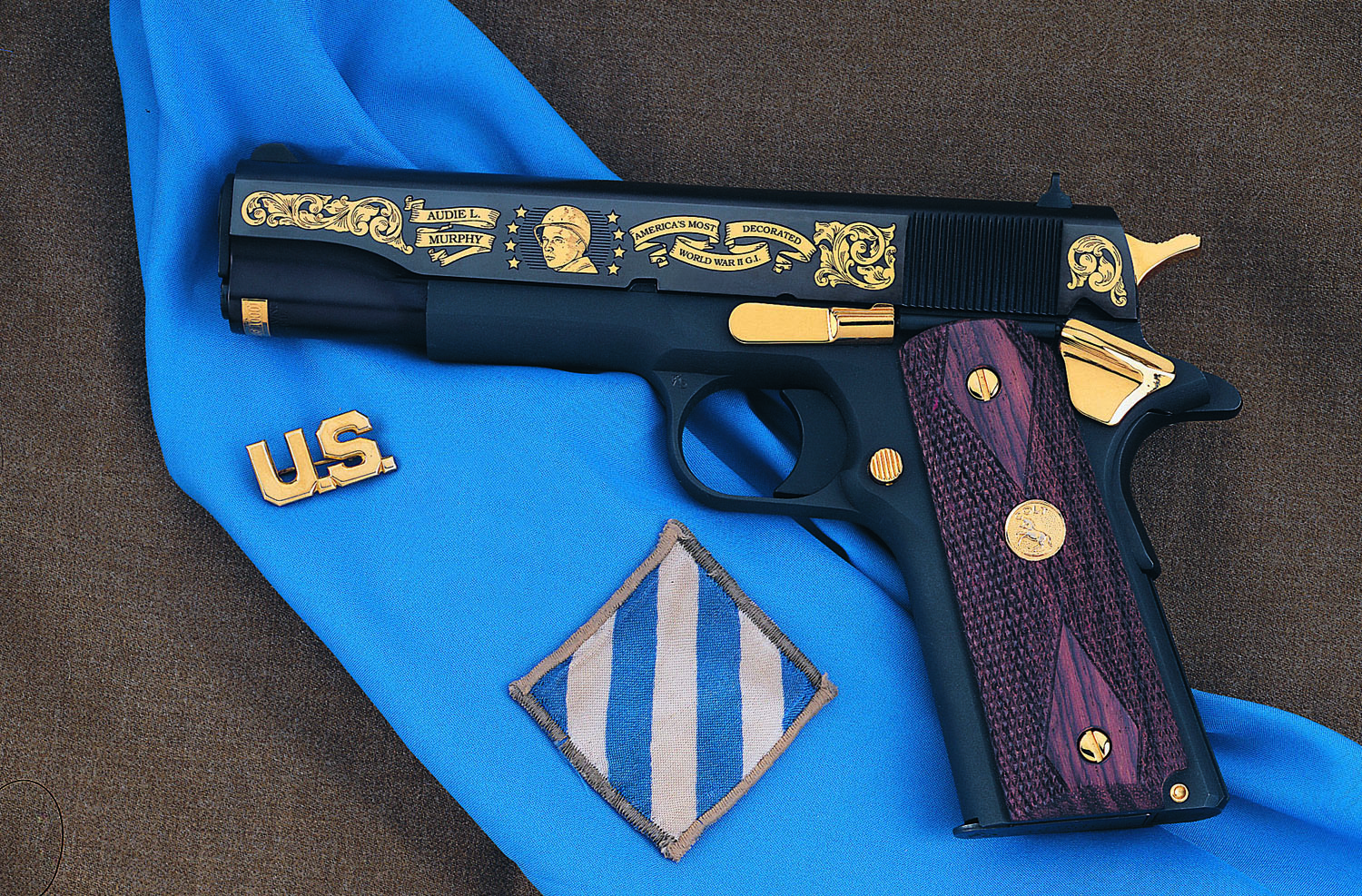 Decorative Guns, Audie Murphy Tribute .45 Pistol