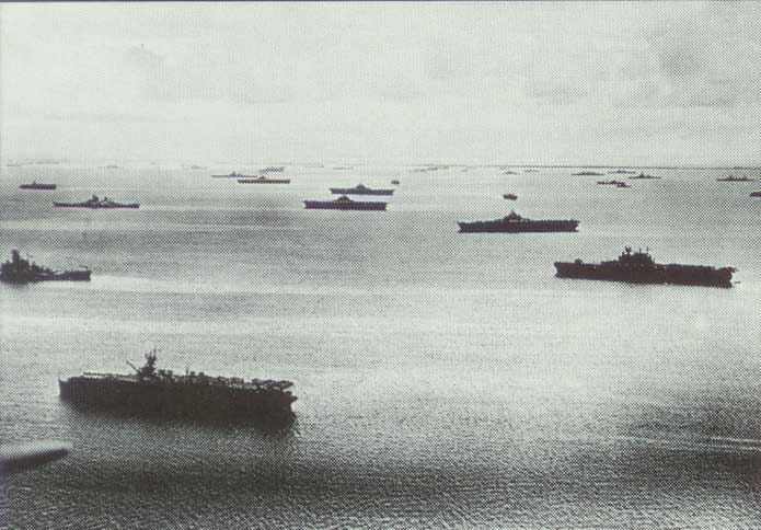 Ships of the U.S. Pacific Fleet, 1944, Marshall Islands.