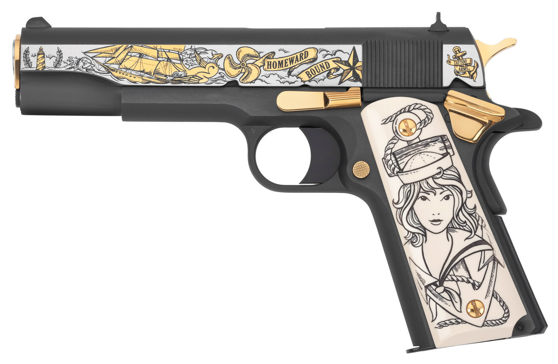 Tattoo Arms Navy Colt Tribute Full Left